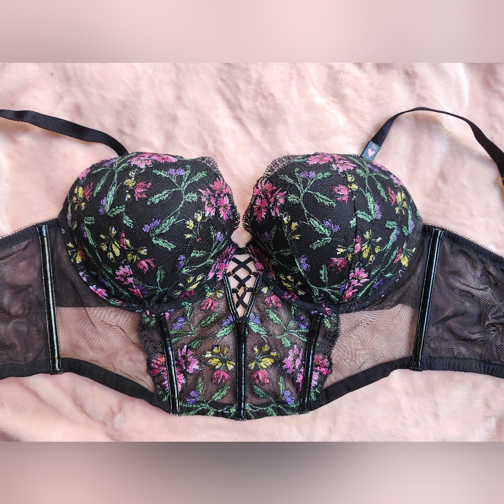 VS pushup corset bra
